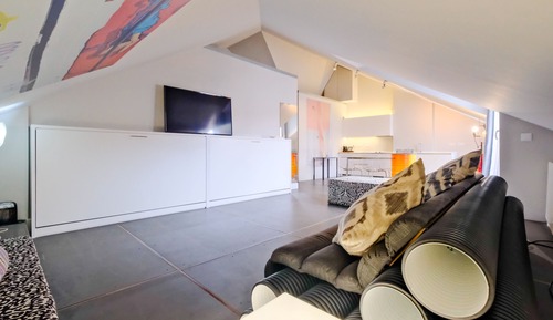 Ático, 1 habitación