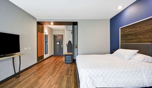 Habitación, 1 cama de matrimonio grande, accesible para personas con discapacidad (Roll-In Shower)