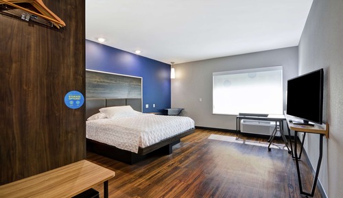 Habitación, 1 cama de matrimonio grande, accesible para personas con discapacidad, bañera