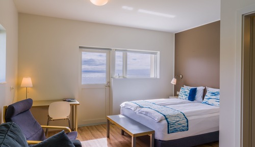 Habitación cuádruple, vistas al mar