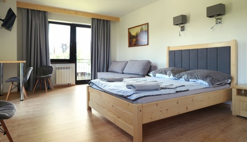 Habitación cuádruple de diseño, vistas a la montaña, junto a la montaña