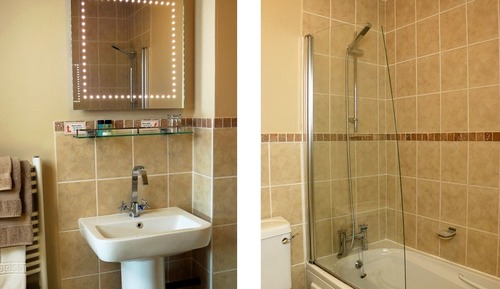 Habitación con 1 cama doble o 2 individuales, baño privado, vistas al jardín
