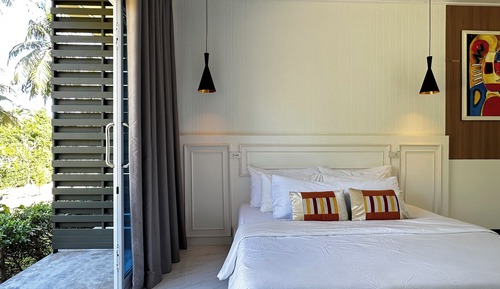 Habitación Deluxe doble, 1 cama doble, vistas al jardín