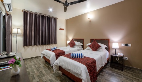 Habitación con 2 camas individuales