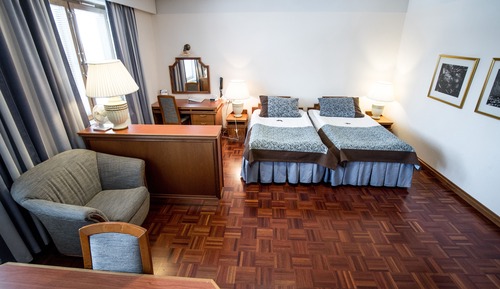 Habitación doble, cocina básica (Sauna)