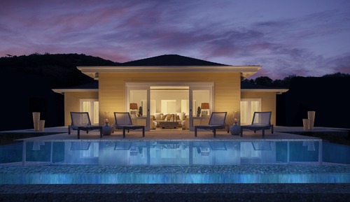 Villa de lujo, 2 habitaciones, piscina privada, vistas al mar
