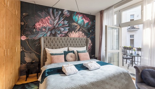 Apartamento de lujo, balcón