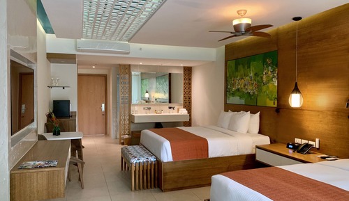 Junior Suite, Parcial Ocean View, Double Queen Beds