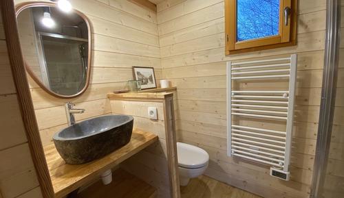 Cabaña superior (Cabane sur l’eau avec Spa)