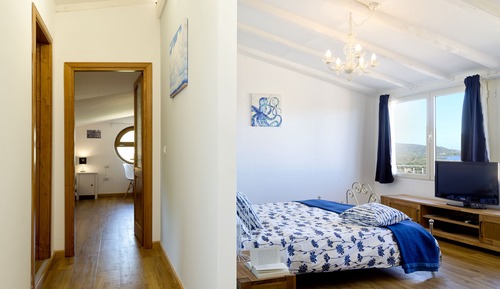 Ático panorámico, 2 habitaciones, no fumadores, vistas al mar