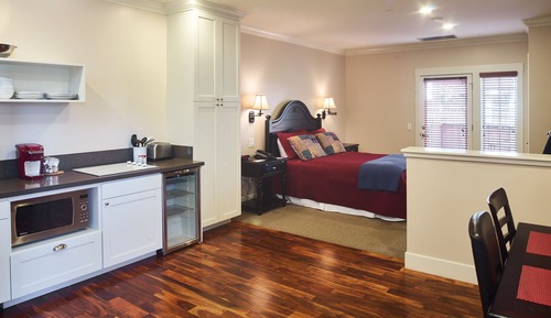 Estudio de lujo, 1 cama de matrimonio, cocina
