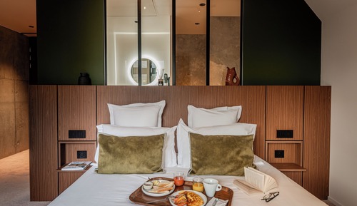 Habitación Deluxe, vistas parciales al mar