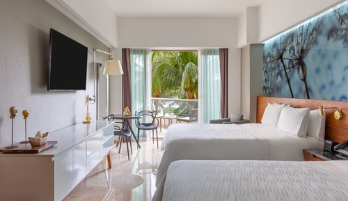 Habitación Premium, 2 camas dobles, no fumadores, vistas al jardín