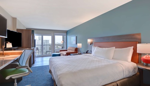 Suite estudio, 1 cama de matrimonio grande, frente al mar