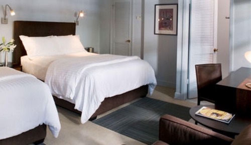 Habitación Deluxe, 2 camas de matrimonio, cocina básica