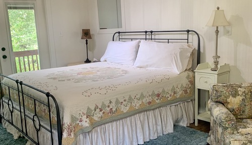 Habitación romántica, 1 cama de matrimonio grande, no fumadores, vistas al río