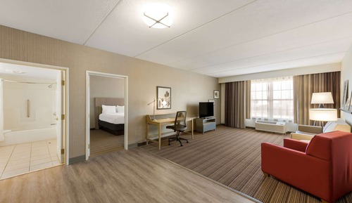Suite, 1 cama de matrimonio grande con sofá cama, no fumadores (Extended Stay)