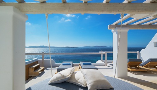 Suite ejecutiva, vistas al mar
