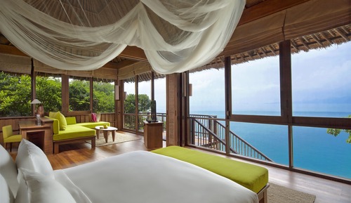 Habitación, piscina privada, frente al mar (Villa Suite)