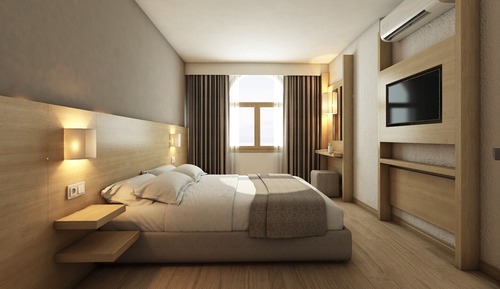 Habitación estándar, vistas parciales al mar