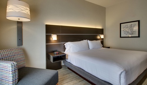 Habitación estándar, 1 cama de matrimonio grande (Comm, Roll-In Shower)