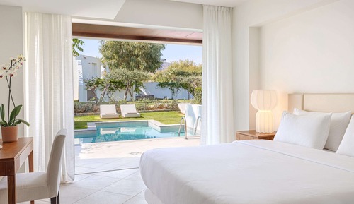 Suite familiar, 2 habitaciones, piscina privada, vistas al jardín
