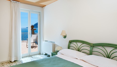 Habitación panorámica doble, balcón, vistas al mar