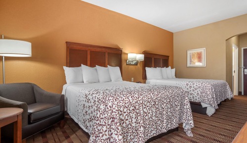 Habitación estándar, 2 camas de matrimonio, no fumadores, frigorífico y microondas