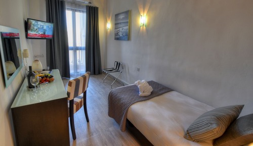 Habitación individual, vistas al mar