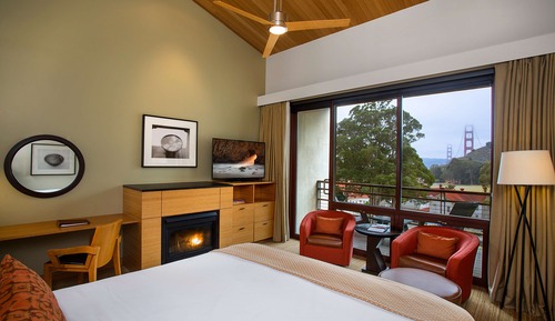 Habitación, 1 cama de matrimonio grande (Contemporary, Golden Gate View)