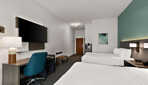 Habitación, 2 camas de matrimonio, accesible para personas con discapacidad, no fumadores