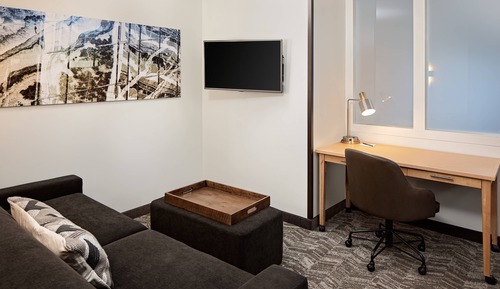 Suite estudio, 1 cama de matrimonio grande con sofá cama (Mobility Accessible, Tub)
