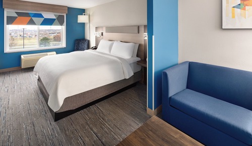 Suite estudio, 1 cama de matrimonio grande con sofá cama