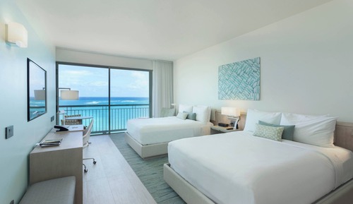 Habitación Deluxe, 2 camas dobles, vistas al mar