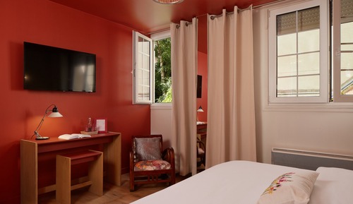 Habitación Confort doble, 1 cama de matrimonio, cocina básica