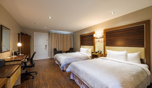 Habitación estándar, 2 camas de matrimonio, vistas a la ciudad (Pavilion)