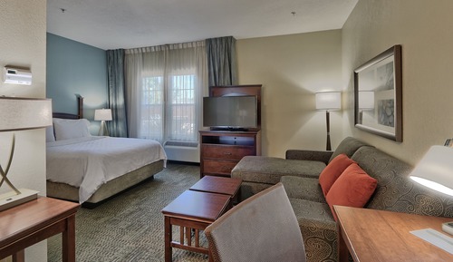 Suite estudio, 1 cama de matrimonio, cocina