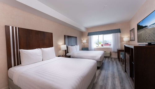 Habitación estándar, 2 camas de matrimonio, no fumadores, frigorífico y microondas