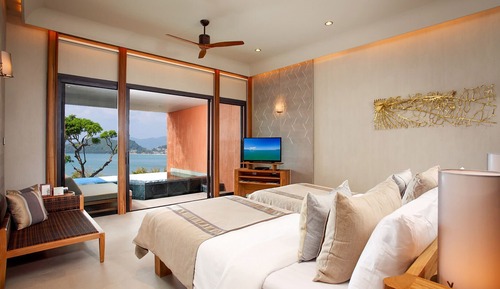 Suite, piscina privada, vistas al mar (Sunset)