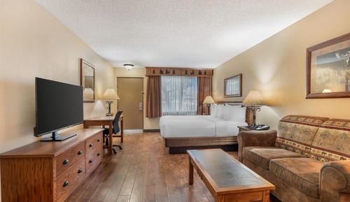 Habitación Business, 1 cama de matrimonio grande, no fumadores, frigorífico y microondas