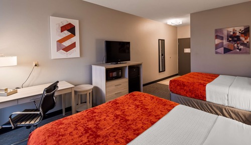 Habitación estándar, 2 camas de matrimonio, no fumadores