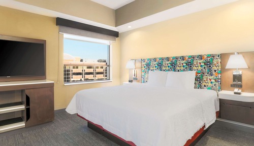 Suite estudio, 1 cama de matrimonio grande con sofá cama