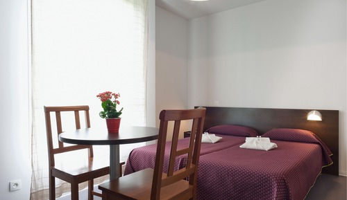 Estudio, 1 cama doble o 2 individuales
