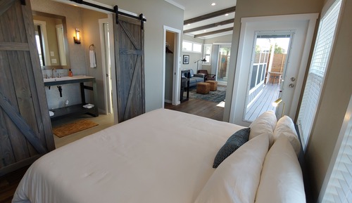 Casa de campo superior, baño privado (Lavender Casita)