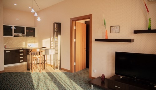 Suite familiar, 1 cama de matrimonio grande con sofá cama, vistas a la ciudad