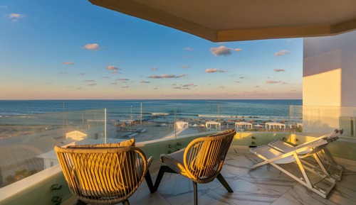 Habitación junior, balcón, vistas al mar
