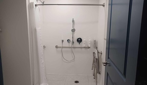Habitación, 1 cama de matrimonio grande (Mobility & Hearing, Roll-in Shower)
