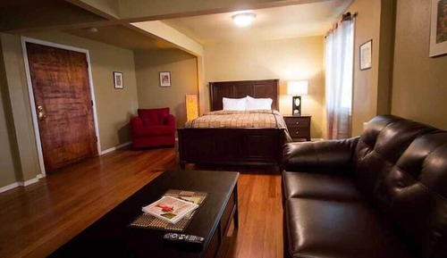 Suite, 1 cama de matrimonio con sofá cama