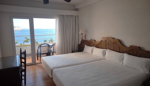 Habitación doble de uso individual, vistas al mar