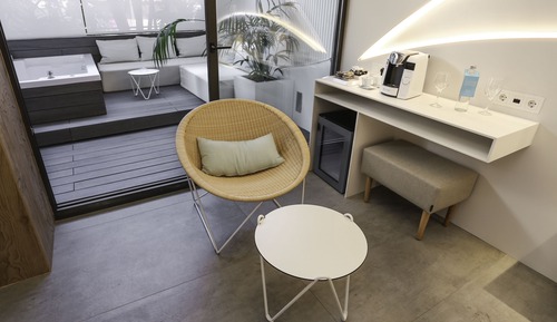 Habitación Deluxe doble, bañera de hidromasaje